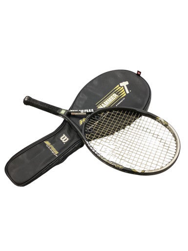 Used Wilson HYPER HAMMER Adult Tennis Racquet Black 4 1/2" 11884-S000053695