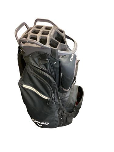 Used Callaway CARGO BLACK Mens Cart Bag Black 11884-S000053672