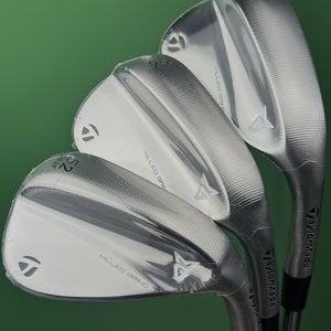 TaylorMade Milled Grind 2025 Wedge Set 52-09*, 56-12*, 60-10 Steel GW SW LW NEW!