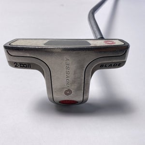 Odyssey White Steel 2-Ball Blade Putter 35" Mens RH
