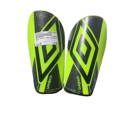 Used Umbro Soccer Shin Guards Junior Optic Yellow MD 11479-S000405417