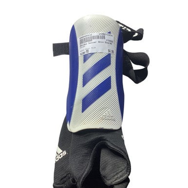 Used Adidas Soccer Shin Guards Junior Royal Blue MD 11479-S000405418