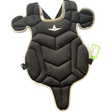 Used All-Star CHEST PROTECTOR Catchers Chest Protector Black Junior 11479-S000405395
