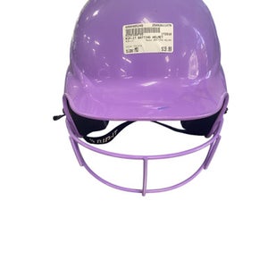 Used RIP-IT BATTING HELMET Batting Helmet w/Mask Purple MD 11479-S000405349