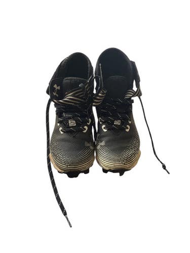 Used Under Armour Jr FB Cleats Black Junior 03 11479-S000405345