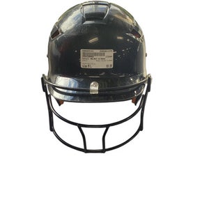 Used Schutt HELMET W/MASK Batting Helmet w/Mask Navy Blue M/L 11479-S000405341