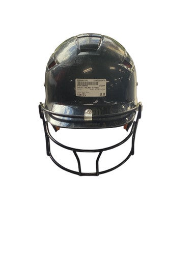 Used Schutt HELMET W/MASK Batting Helmet w/Mask Navy Blue M/L 11479-S000405341