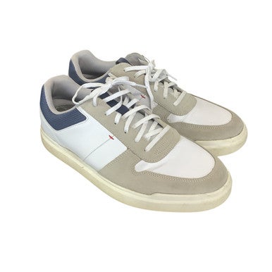 Used Foot Joy CONTOUR CASUAL Mens Golf Shoes White And Navy Blue Senior 12 11479-S000405317