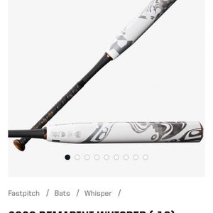 2023 DeMarini Whisper Composite Bat (-10) 21 oz 31" (Used)