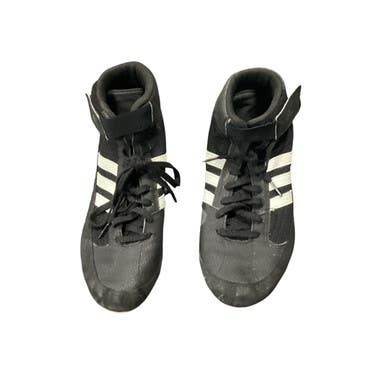 Used Adidas HVC 2 Wrestling Shoes Black Senior 8.5 11479-S000405218