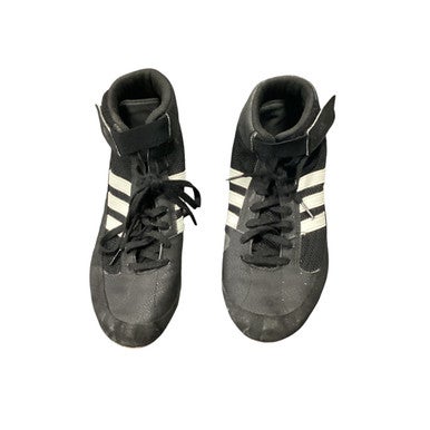 Used Adidas HVC 2 Wrestling Shoes Black Senior 8.5 11479-S000405218