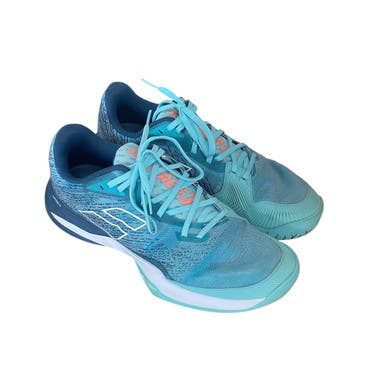 Used Babolat JET MACH 3 Running/X-Train Shoes M Carolina Blue Senior 10 11479-S000405202