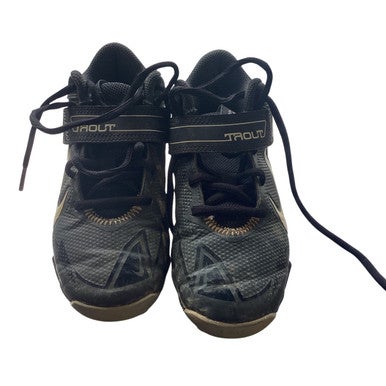 Used Nike TROUT BB/SB Cleats Black Junior 01 11479-S000405707