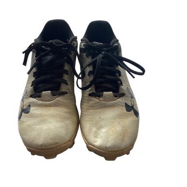 Used Under Armour BASEBAL CLEATS BB/SB Cleats White Junior 02.5 11479-S000405708