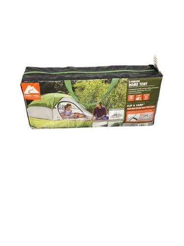 Used Ozark Trail 3 PERSON TENT 1 & 2 Man Tent Black 3-person 11479-S000404758