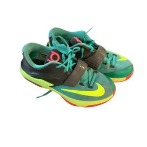 Used Nike Basketball Shoes Y Neon Green Junior 05.5 11479-S000404694