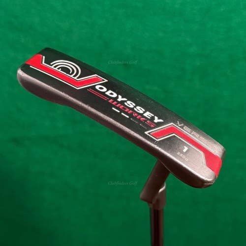 Odyssey Works Versa #1 Limited Color Red 35" Plumber's-Neck Putter w/SuperStroke