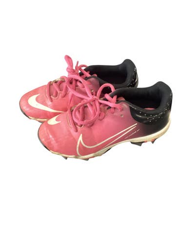 Used Nike NIKE DIAMOND SZ 1.5 BB/SB Cleats Pink Junior 01.5 11479-S000405588