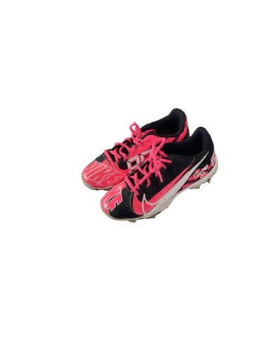 Used Nike HYPERDIAMOND 4.5 BB/SB Cleats Pink Junior 04.5 11479-S000405581