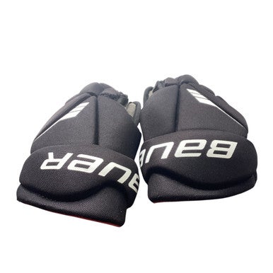 Used Bauer LIL SPORT Youth Gloves Black 8" 11479-S000405567