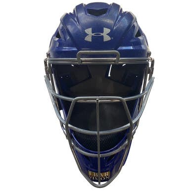 Used Under Armour CATCHERS HELMET Catchers Helmet w/Mask Royal Blue MD 11479-S000405505