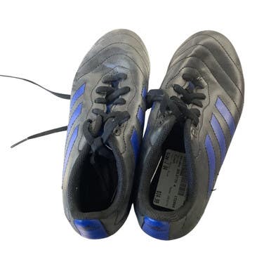 Used Adidas GOLETTO Soccer Cleats Royal Blue Junior 04 11479-S000405473