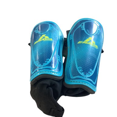 Used Brava Soccer Shin Guards Junior Royal Blue SM 11479-S000405450