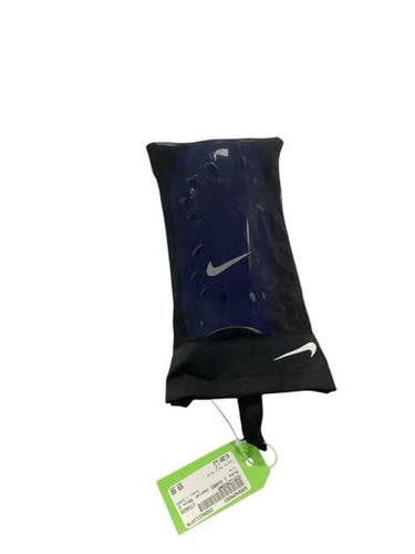 Used Nike J GUARD Soccer Shin Guards Junior Navy Blue LG 11479-S000405093