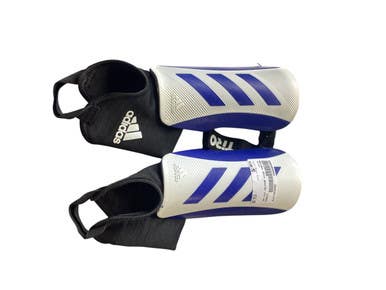 Used Adidas Soccer Shin Guards Adult Royal Blue MD 11479-S000404554