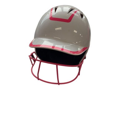 Used Champro BATTING HELMET FACEMASK Batting Helmet w/Mask Pink MD 11479-S000404491
