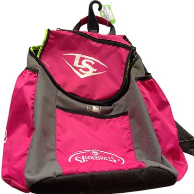 Used Louisville Slugger BAT BACKPACK BB/SB Player Backpack Pink 11479-S000404493