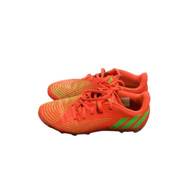 Used Adidas PREADTOR EDGE 4 Soccer Cleats Red Junior 04 11479-S000404480