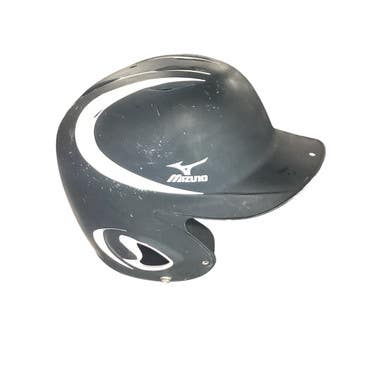 Used Mizuno BASEBALL HELMET Batting Helmet No Mask Black MD 11479-S000404416