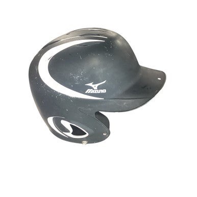 Used Mizuno BASEBALL HELMET Batting Helmet No Mask Black MD 11479-S000404416