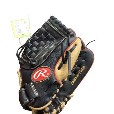 Used Rawlings 10.5 BB/SB Glove RH Throw Black 10 1/2" 11479-S000404399