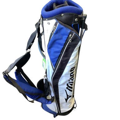 Used Mizuno SUNDAY STAND BAG Mens Stand Bag White/Black/Royal 11479-S000404369