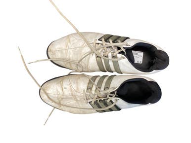 Used Adidas Mens Golf Shoes White Senior 9.5 11479-S000404277
