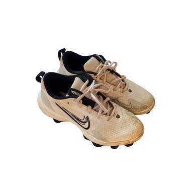 Used Nike FORCE TROUT 9 PRO BB/SB Cleats White Junior 05 11479-S000403866