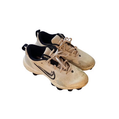 Used Nike FORCE TROUT 9 PRO BB/SB Cleats White Junior 05 11479-S000403866