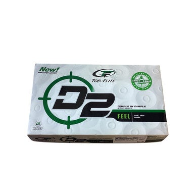 Used Top Flite D2 FEEL 15 PACK 15 Pack - Golf Balls 11479-S000403802