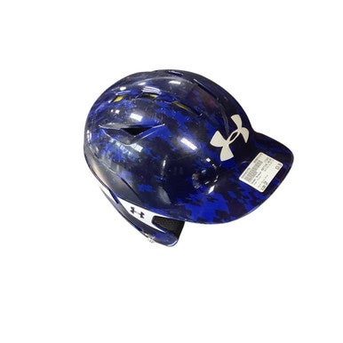 Used Under Armour BATTING HELMET SM Batting Helmet No Mask Royal Blue SM 11479-S000403755