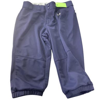Used Under Armour SOFTBALL PANTS WMNS LRG NAVY BB/SB Pant Womens Navy Blue LG 11479-S000403747