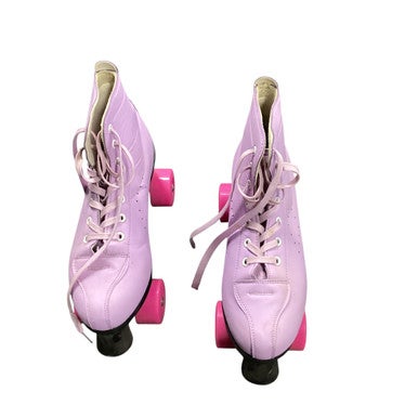 Used QUAD ROLLER SKATES Senior Roller Quad Skates Purple Senior 8 11479-S000403333