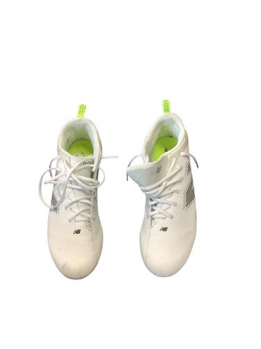Used New Balance LAX Cleats Mens White Senior 7.5 11479-S000405006