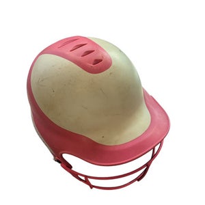 Used RIP-IT BATTING HELMET W FACEMASK Batting Helmet w/Mask Pink S/M 11479-S000404971