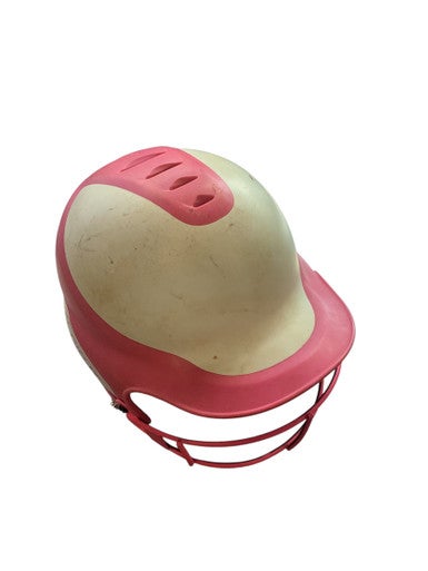 Used RIP-IT BATTING HELMET W FACEMASK Batting Helmet w/Mask Pink S/M 11479-S000404971