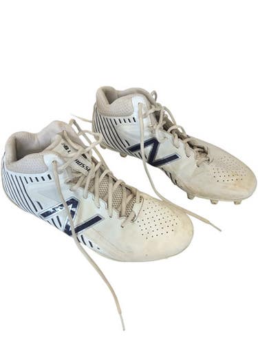 Used New Balance LAX Cleats Mens White Senior 8 11479-S000404960