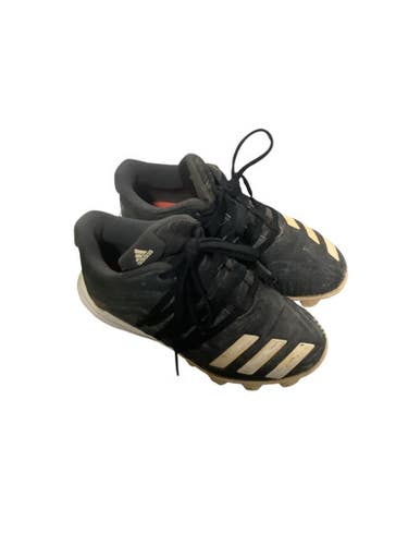 Used Adidas AFTERBURNER 6 BB/SB Cleats Black Youth 12.0 11479-S000404923