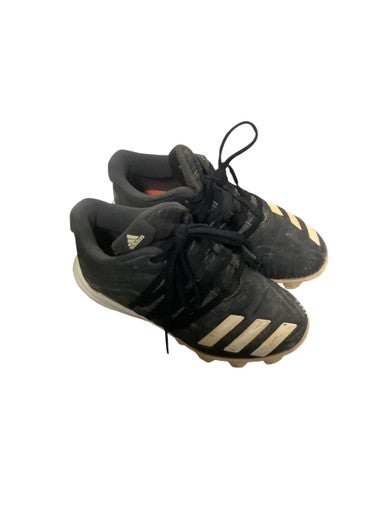 Used Adidas AFTERBURNER 6 BB/SB Cleats Black Youth 12.0 11479-S000404923