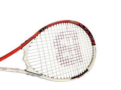 Used Wilson FEDERER 110 Adult Tennis Racquet Red 4 3/8" 11479-S000404908